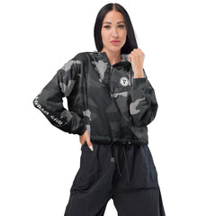 VG Camouflage - Bauchfreier Windbreaker Schildmaid
